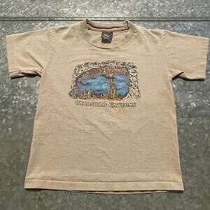 Vintage Carlsbad Caverns T-Shirt Youth 10/12 Single Stitch USA National Park 90s